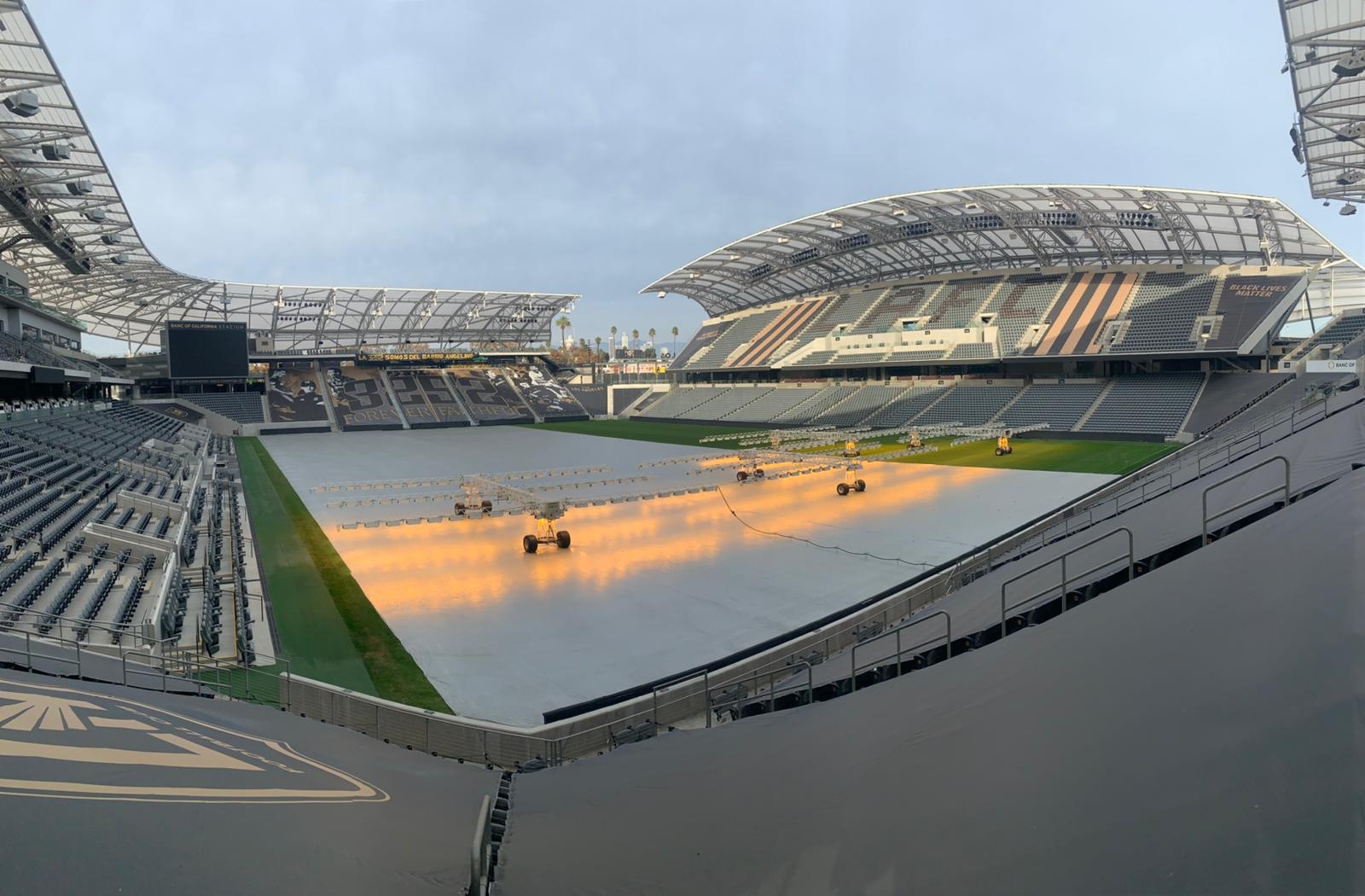 SGL grow lights at Los Angeles FC