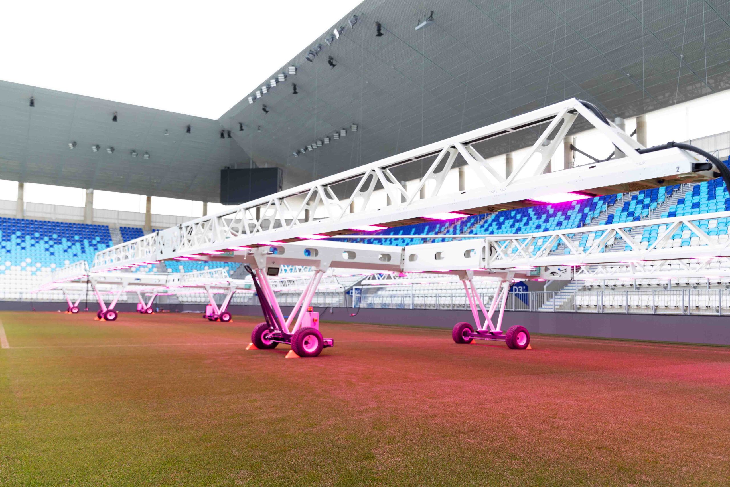 The SGL LED440 on the pitch of the Opus Arena in Croatia, home of NK Osijek.