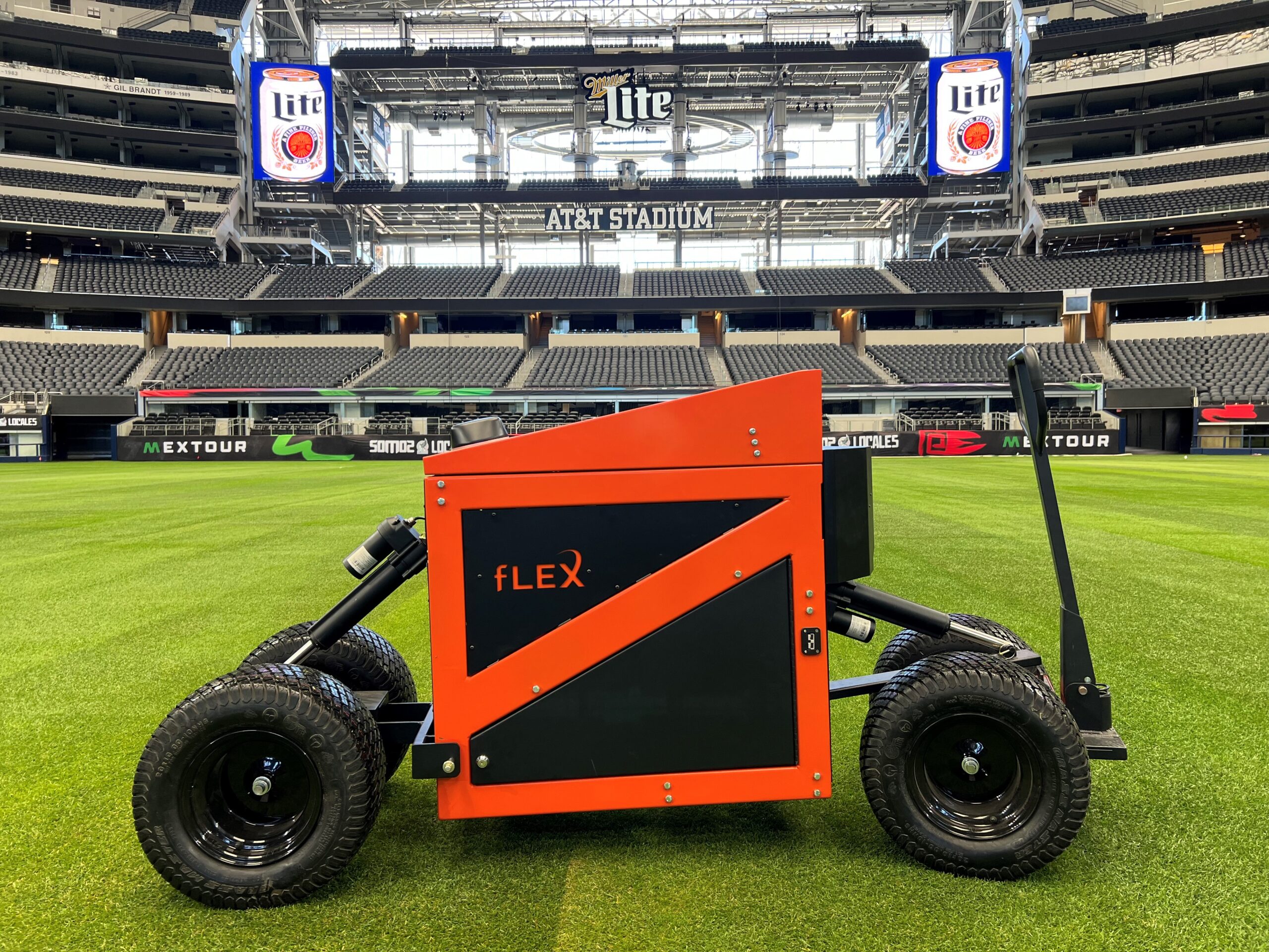 FLEX Standard Solutions testing the field at AT&T Stadium